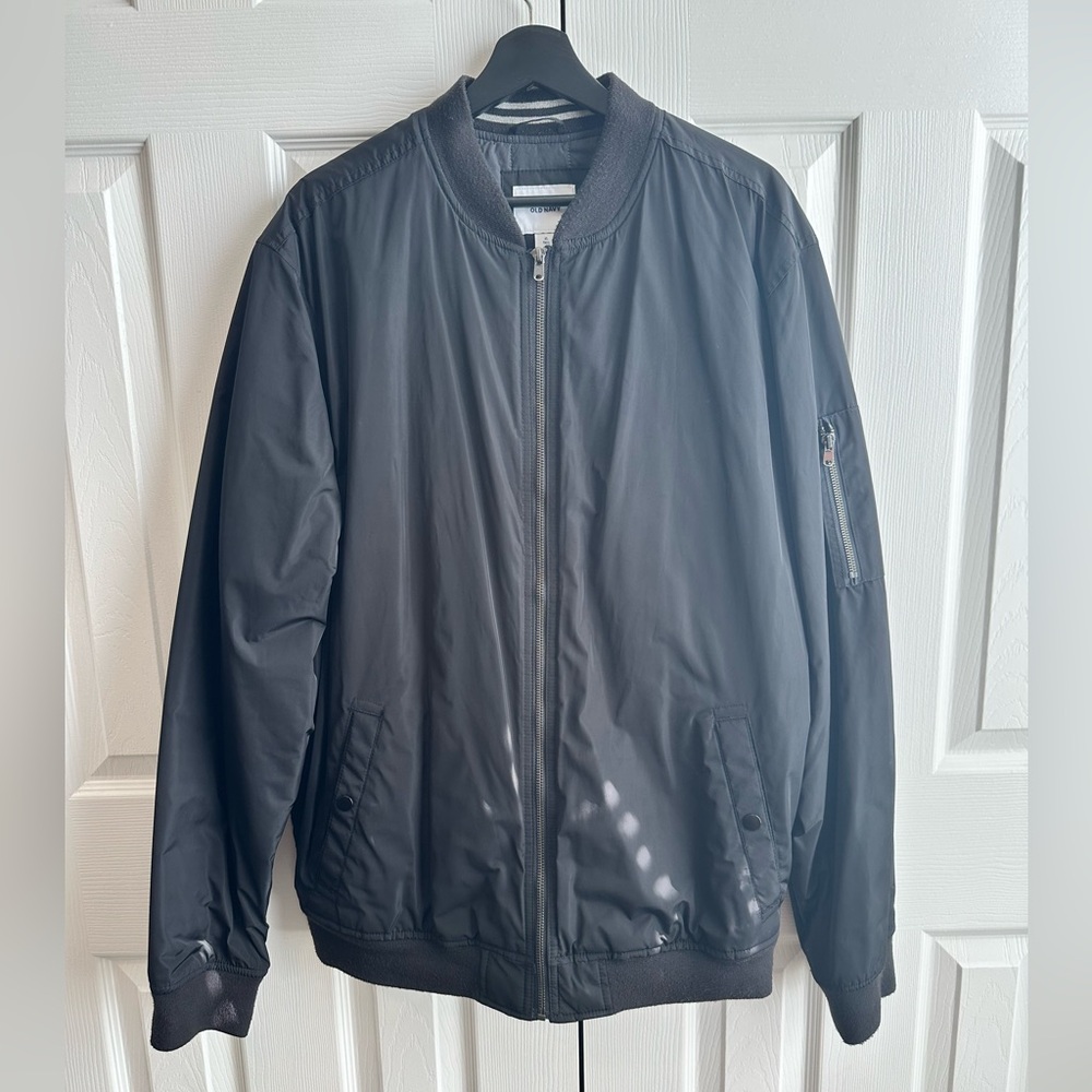 Old Navy Black Bomber Jacket